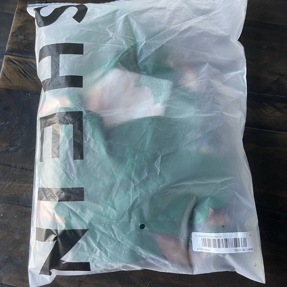 SHEIN Floral Lace Up Back Fitted Dress size Large - Picture 12 of 14